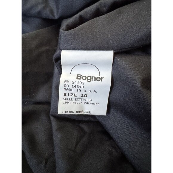 Vintage Bogner Ski Suit Size M 10 Black/gold - Picture 10 of 13